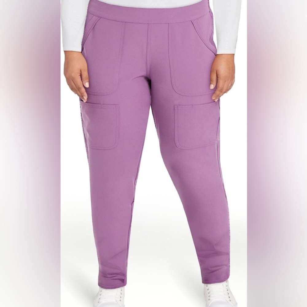 Scrubstar Women's Fashion Stretch Pull-On Straight Leg Cargo Scrub, Size small